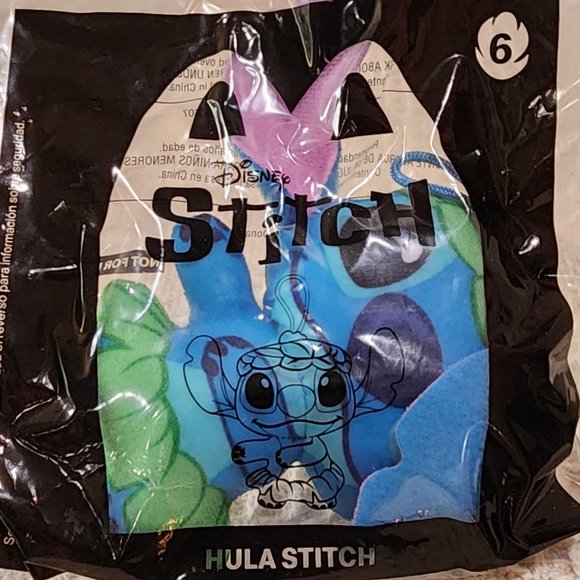 Disney Hula Stitch #6 - NEW McDonalds 2022 Happy Meal Toy: - Picture 1 of 2